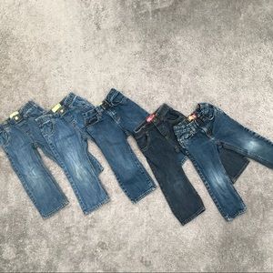 Lot - 5 Toddler Boy Old Navy Jeans